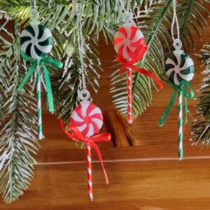 Candy Cane cukorbot akasztós