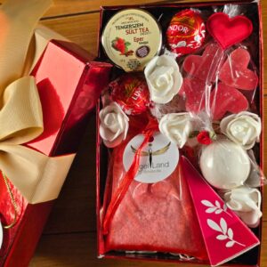 Premium Gift Box – Piros Metál