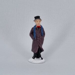 Beépíthető figura - férfi kabátban