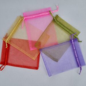 Organza tasak, 9*12 cm