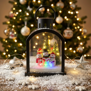 Lámpás hóemberekkel, LED-es