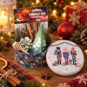 Winter Spice Mini – karácsonyi teás-fűszeres ajándékdoboz