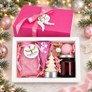 Pink Winter Bliss – karácsonyi wellness ajándékcsomag