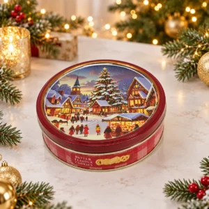 Winter Village – Karácsonyi keksz fémdobozban 114 g